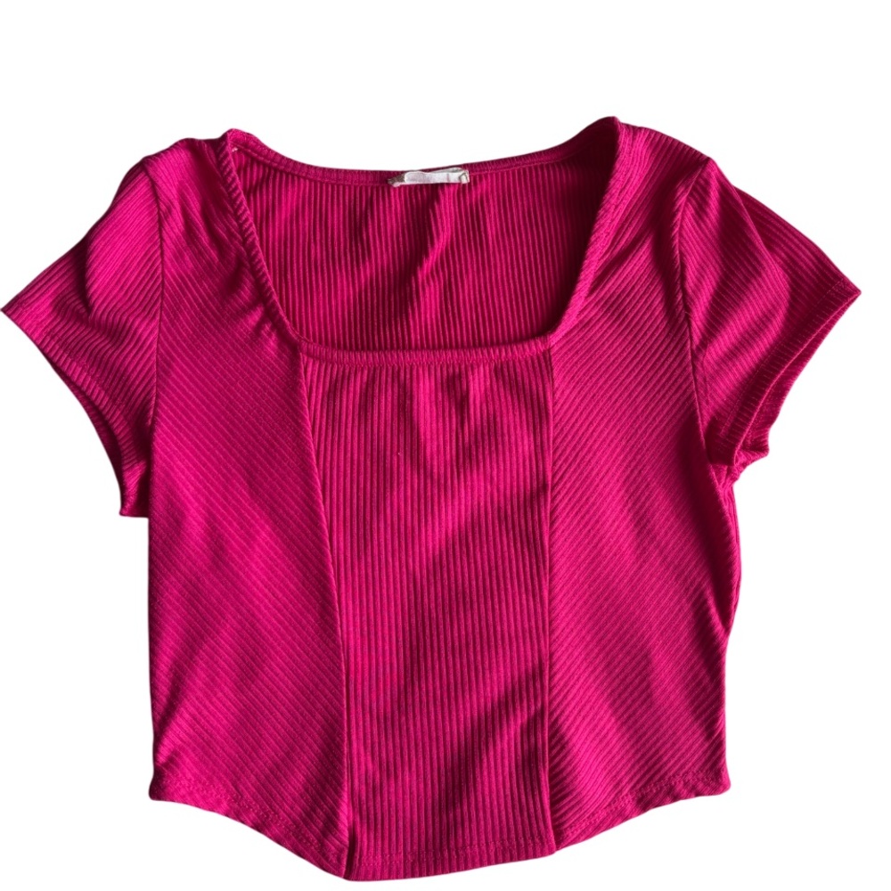 Hot Pink Altar’d State Crop Top
